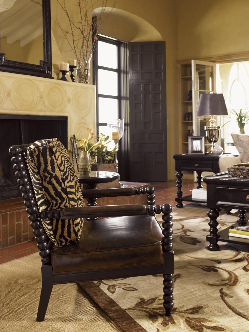 Tommy Bahama Home Kingstown LL163511 Maarten Chair with Padded Arms